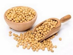 Soybeans alang sa paghimo sa usa ka himsog nga breast-enhancing paste